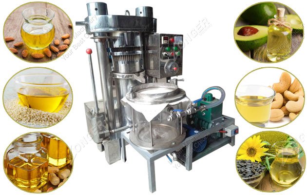 Hydraulic Almond Oil Press Machine With Filter
