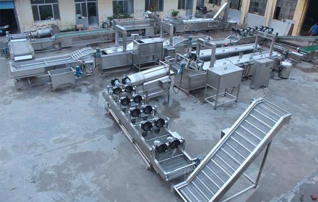 Frozen French Fries Processing Line