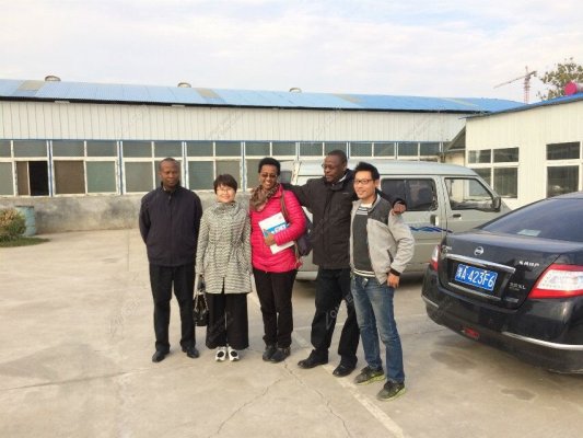 Customer Vist Us For Starch Processing Line