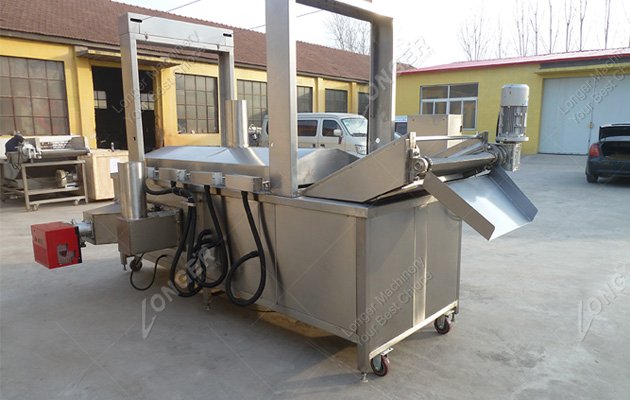 Gas Type Fish Frying Machine