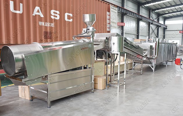 Continuous Macadamia Nut Roasting Line for Sale